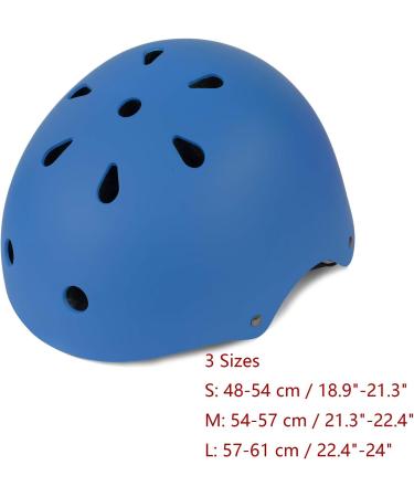Adjustable Kids Bike Helmet - Blue Small (48-54 cm), for Toddlers to Youths - Multi-Sport Protection - Buy Online on GoSupps.com