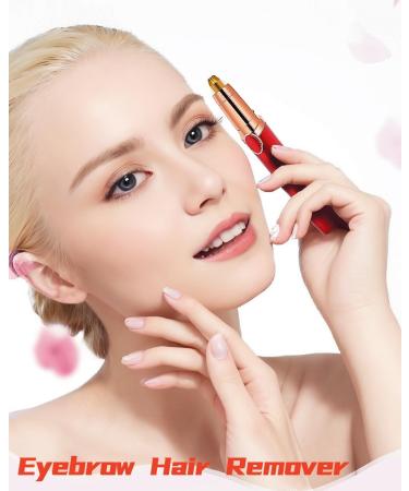 Electric Eyebrow Razor - Rechargeable Hair Remover Trimmer for Women & Men | Painless Facial Hair Removal for Lips & Nose - Buy Online on GoSupps.com