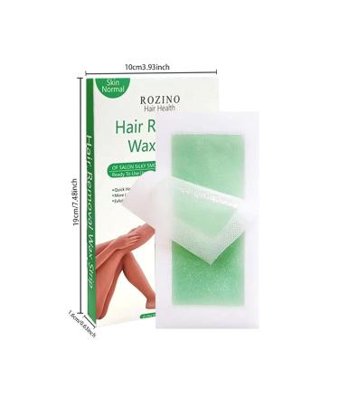 Hair Removal Wax Strips - 20 Durable Washable Waxing Sheets for Face & Body | Unisex Hair Remover for Arms Legs & More - Buy Online on GoSupps.com