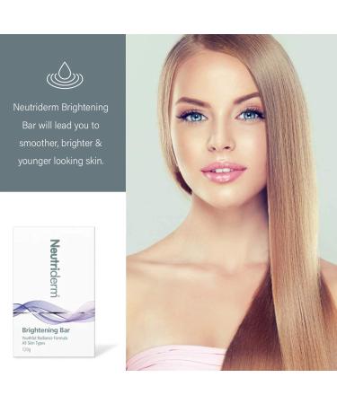 Neutriderm Illuminating Cleansing Bar - Radiance-Boosting Soap-Free for Dark Spots & Uneven Skin Tone - Deep Clean & Exfoliate 120g - Buy Online on GoSupps.com