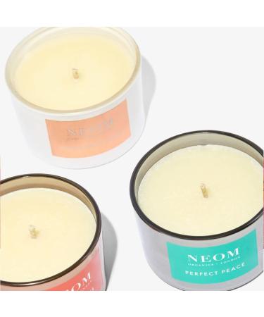 Neom Wellbeing Wishes Candles Trio Rich Blend of Pure Essential Oils 100% Natural Cozy Nights Fragrance 75g - Buy Online on GoSupps.com