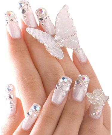 Ely D 3000PCS Clear Nail Rhinestones Flat Back Gems | 6 Sizes Crystal Rhinestone Set with Tweezer | for Nails, Face Jewels, Makeup, Crafts | 5.12*1.97*0.59 inches - Buy Online on GoSupps.com