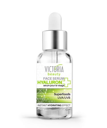 Hyaluron+ Face Serum with Hyaluronic Acid and Hydrating Superfoods The Best Anti-Aging and Anti-Wrinkle Moisturizer 100% Vegan Product 20ml