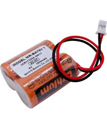 12 Pack 6V 1800mAh MR-BAT6V1 2CR17335A WK17 Battery - Compatible with Mitsubishi M80 Driver & MR-J4 Servo System | International Shipping Available - Buy Online on GoSupps.com
