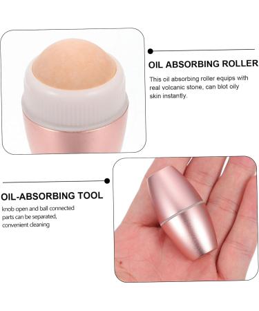 Didiseaon Volcanic Stone Oil-absorbing Ball Face Roller Volcanic Rock Makeup Gadgets Skin Care Roller Convenient Face Oil Absorbing Tool for Her Oil Face Ornament Aluminum Alloy Simple - Buy Online on GoSupps.com