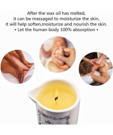 Buy MELONY Soy Massage Oil Candle - Coconut 8.1OZ | Intensive Skin Treatment with Almond Oil Shea Butter & Cocoa Butter | Ideal for Massage & Moisturizing | International Shipping Available - Buy Online on GoSupps.com