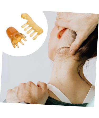 Beavorty 4-Piece Gua Sha Massage Comb Set - Chinese Scalp Acupuncture & Trigger Point Massager for Relaxation & Wellness - Buy Online on GoSupps.com