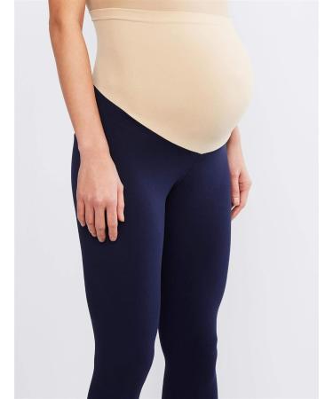 Motherhood Maternity Women's Essential Stretch Secret Fit Belly Maternity Leggings - S Crop Navy - Buy Online on GoSupps.com