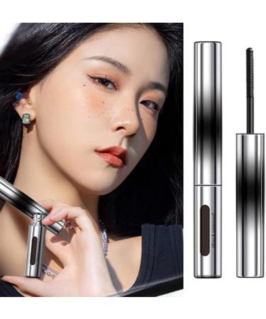  LaoSShu Hair-free metal mascara extra-fine washable hair-free metal mascara extreme length lashes waterproof and long-lasting (Color: Black+Brown) - Buy Online on GoSupps.com