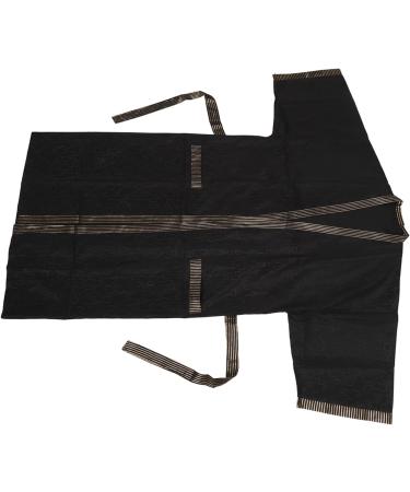 Polyester Short Sleeve Haircut Pocket Apron Stylish and Professional Waterproof Versatile Use Black Color 2 Pockets for Salon Home - Buy Online on GoSupps.com