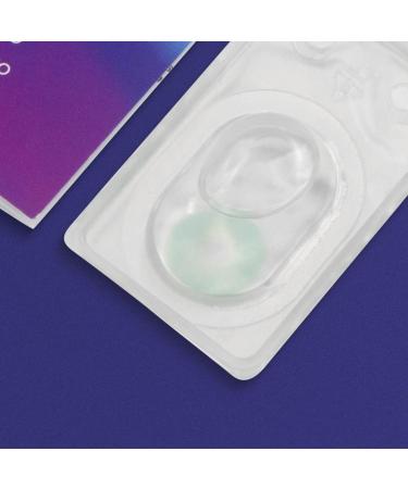 Buy Glamlens Venice Blue Colored Contact Lenses - Strong Coverage Silicone Hydrogel 1 Pair (2 Pieces) - Dia 14.00 - International Shipping Available - Buy Online on GoSupps.com