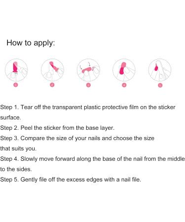 Adhesive Nail Wraps Eco friendly Charming Unique Nail Polish Strip for Salons(20) - Buy Online on GoSupps.com