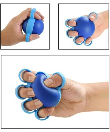 ZZBB Five-Finger Grip Ball Finger Grip Device Stroke Hemiplegia Rehabilitation Training Equipment for The Elderly to Exercise Finger Strength Hands - Buy Online on GoSupps.com