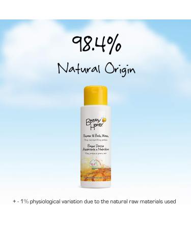 Buy Natural Shower and Bath Wash Hypoallergenic Body Wash with Italian Honey & Wheat 98.4% Natural Origin Made in Italy 8.45 oz - Buy Online on GoSupps.com