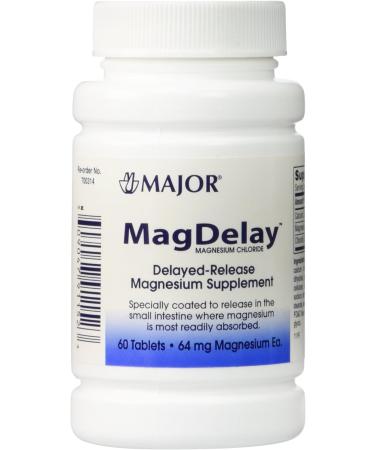 Major MagDelay 64mg Tablets - 60 each (2 Pack)