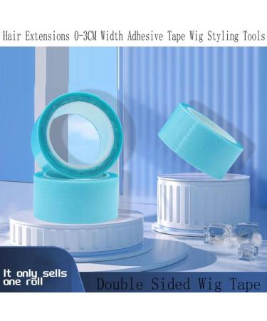 Misamo Hair Systems Tape for Lace Front Double Sided Wig Tape for Hair Extensions 0-3CM Width Adhesive Tape Wig Styling Tools Easy Install - Buy Online on GoSupps.com