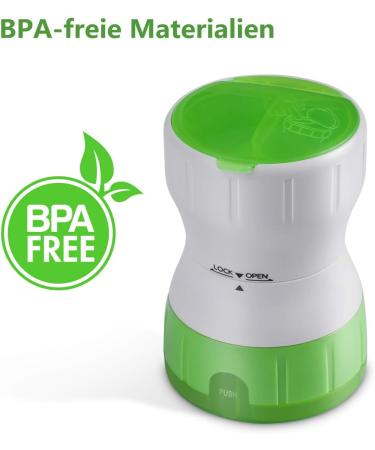 Buy Opret Tablet Mortar & Pill Crusher - Multifunctional Ceramic Grinder with Deposit Compartment for Effortless Tablet Crushing | International Shipping Available - Buy Online on GoSupps.com