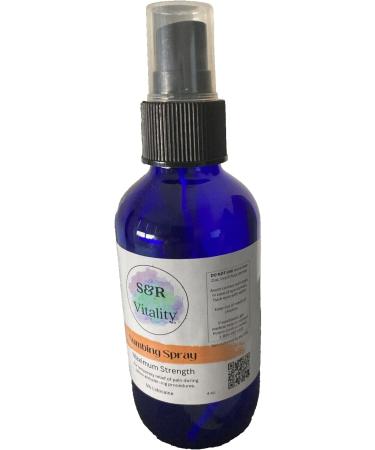 S & R Vitality Max Strength Numbing Spray 4oz with Lidocaine - Fast Pain Relief | International Shipping Available - Buy Online on GoSupps.com