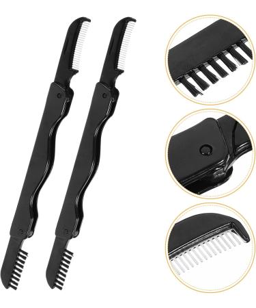 Beaupretty Flodable Brow Brush Eyebrow Brush Comb Lash Separator Brow Brush Dual Sided Lash Mascara Applicator Eyebrow Grooming Tool - Buy Online on GoSupps.com