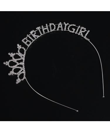 Frcolor Tiara - Strasser Crystal Hair Crown for Little Princess - Birthday Crown with 'Happy Birthday' Font - Buy Online on GoSupps.com