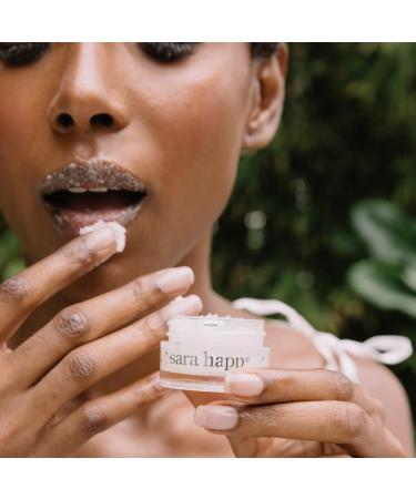 Sara Happ The Lip Scrub - Best Exfoliating Lip Treatment & Moisturizer for Dry Flaky Lips | Coconut Flavor - International Shipping Available - Buy Online on GoSupps.com