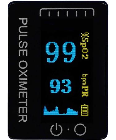 Buy Newgen Medicals High Accuracy Finger Pulse Oximeter | LCD Color Display Oxygen Measurement Device | Best Medical Oxygen Meter for Home & Travel - Buy Online on GoSupps.com