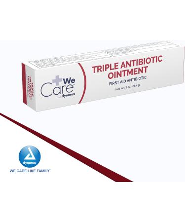 Dynarex Triple Antibiotic Ointment 1 oz Tube | Topical Antibiotic Cream for Cuts, Scrapes & Burns | First Aid Ointment - Buy Online on GoSupps.com