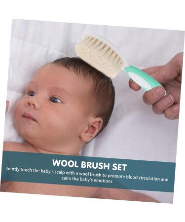 SAFIGLE 6 Pcs Baby Hair Brush and Comb Set - Kids Shower Scalp Combs and Silicone Scrubbers - Toddler Hair Care Kit - Buy Online on GoSupps.com