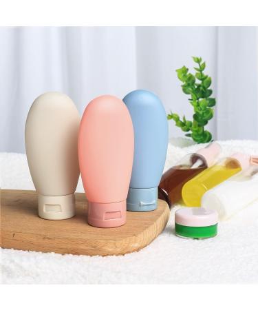 Yibaijia 12 Pcs Travel Bottles Set 60 ML Travel Bottles & Containers Empty Refillable Squeeze Bottles Containers Squeezable Travel Size Bottles Set for Travel Toiletries Shampoo Conditioner - Buy Online on GoSupps.com