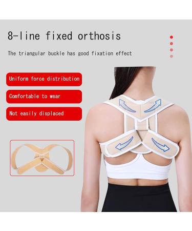 Upper Thoracic Back Brace Posture Corrector for Women & Men | Scoliosis & Hunchback Support Belt (Medium - Buy Online on GoSupps.com