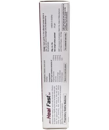 Ayucine Forever Dr.JRK's Heal Fast Gel - 25GM x Pack of 4 - Effective Wound Healing Solution - Buy Online on GoSupps.com