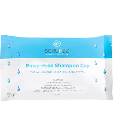Scrubzz Rinse-Free Shampoo Caps for Bedridden Patients - 6 Pack - Buy Online on GoSupps.com