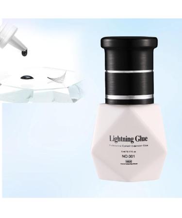 Eyelash Extension Glue 5ml - No Fume Quick Drying Long Lasting Adhesive for DIY Lash Extensions - Professional Portable Lash Glue - Buy Online on GoSupps.com