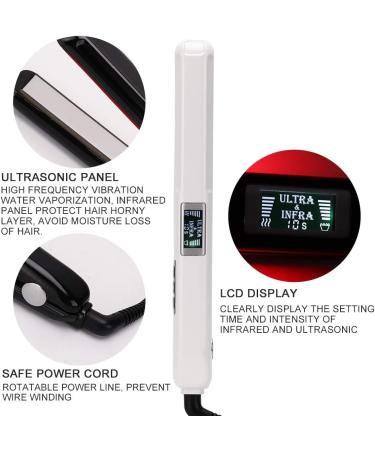 YOSOO Hair Straightener - Cold Hair Straightening & Curling Iron with Travel Temperature Settings (110-240V) - Ideal for All Hair Types - Buy Online on GoSupps.com