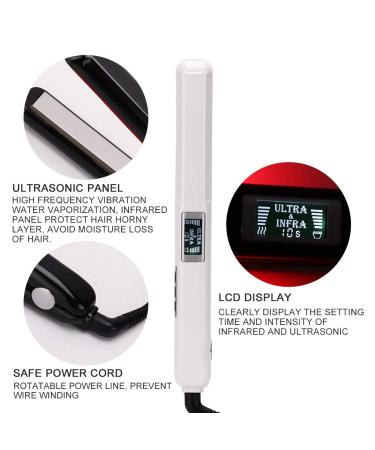 Buy Infrared Hair Straightener with Cold Technology | LCD Display & Adjustable Care Time | International Shipping Available - Buy Online on GoSupps.com