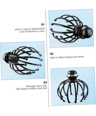 Frcolor 3 STK Head Massage Brush - Manual Scalp & Back Massage Device for Ultimate Relaxation | International Shipping Available - Buy Online on GoSupps.com