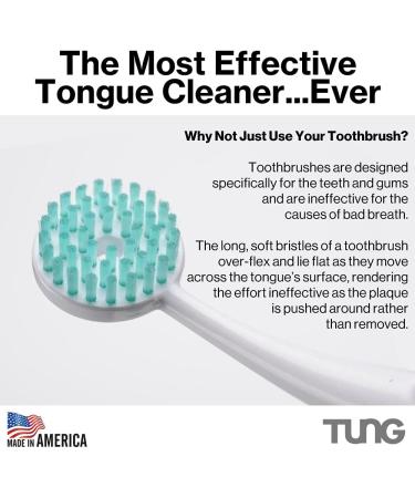 TUNG Brush Tongue Cleaner - Eliminate Bad Breath and Improve Oral Health - Buy Online on GoSupps.com