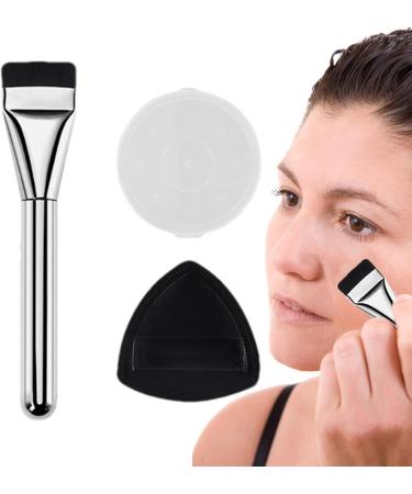 Fovolat Ultra Thin Foundation Brush Ultra Thin Flat Head Strong Fluidity Thin Brushes Cream Concealer Makeup Brush Includes Makeup Sponges Puff for Women - Buy Online on GoSupps.com