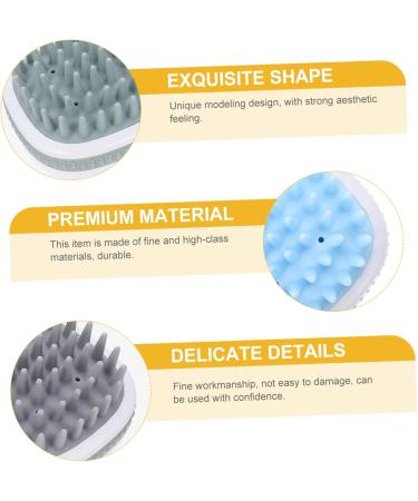 Buy TOVINANNA 15 STK Silicone Shampoo & Shower Brushes - Ideal for Hair & Body Care - International Shipping Available - Buy Online on GoSupps.com