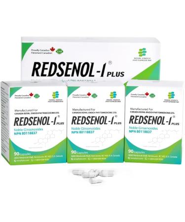 Redsenol 16 Rare Ginsenosides: Rk2 Rg3 Rg5 Rh2 Rh3 aPPD 20% Rare Ginsenosides 3 Boxes x 90 Capsules 90 count (Pack of 3) - Buy Online on GoSupps.com