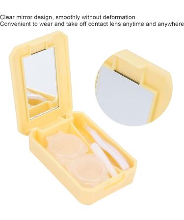 Durable Rainbow Contact Lens Container & Tweezers - Safe Non-Slip Design for Home Work & Travel - Buy Online on GoSupps.com