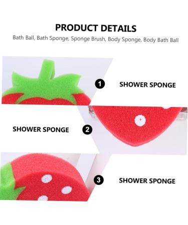 12 Pcs Kids Bath Sponge Set - Soft & Safe Bath Balls for Children - Ideal Shower & Washing Sponges - Buy Online on GoSupps.com