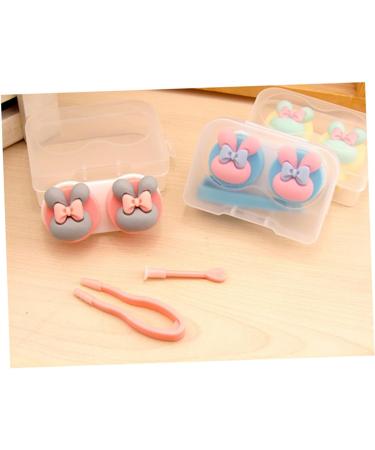 Oatipho Colorful Glasses Box & Lens Case - Compact Holder for Contact Lenses & Eye Glasses - Perfect for Travel - Buy Online on GoSupps.com