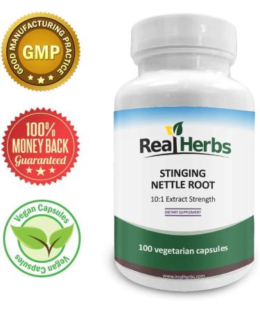 Stinging Nettle Root 10:1 Extract 750mg - Promotes Prostate & Urinary Tract Health - 100 Vegetarian Capsules - Buy Online on GoSupps.com