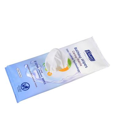 Dr. Fischer Large Hygienic Cleansing Body Wipes for Adults - 48 No Rinse Disposable Bath Wipes - Buy Online on GoSupps.com