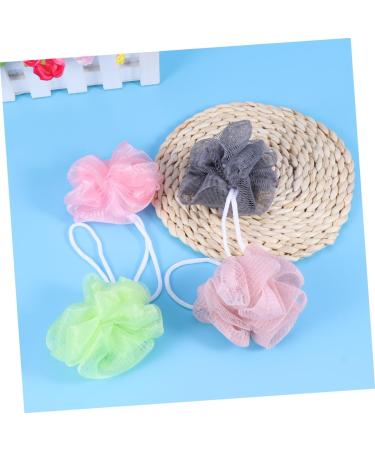 10pcs Bath Balls & Scrubbing Sponges - Body Wash Shower Scrubber for Adults & Kids | Soft Bath Towels & Rinsers - Buy Online on GoSupps.com