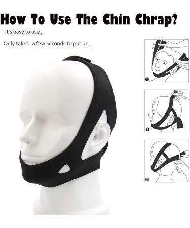 LUZMQ Adjustable Anti Snoring Chin Strap - Breathable Snoring Solution for Men & Women - Buy Online on GoSupps.com