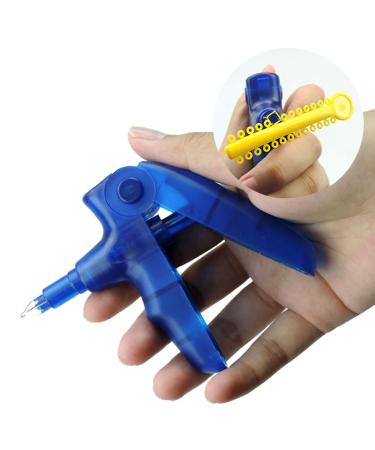 Orthodontic Braces Kit with Ligature Gun Dispenser & Multicolor Elastic Bands - 1040 Pcs Bag (Blue) - Buy Online on GoSupps.com
