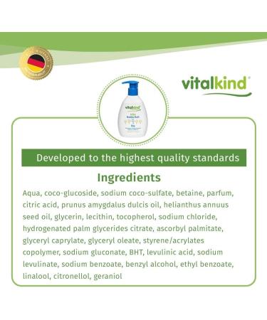 Vitalkind Milky Bubble Bath for Boys - Premium Natural Bubble Bath with Organic Almond Oil and Betaine for Sensitive Skin - 200ml - Pack of 2 - Buy Online on GoSupps.com