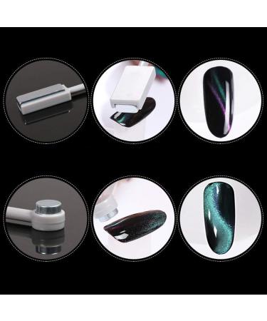 2 Pieces Double-Head Nail Magnet Stick | Cat Eye Magic Magnet Tool for 3D Gel Nail Art | Best Manicure Tool - International Shipping - Buy Online on GoSupps.com